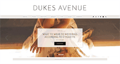 Desktop Screenshot of dukesavenue.com